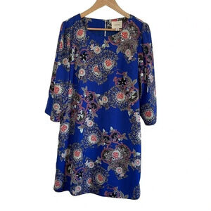 I. Madeline Floral Print Dress‎ Large